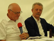 Dr. Kövesdy Pál és Szekeres Sándor az Erdélyi és székely körök konferenciáján