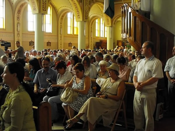 Kpriport Csaba testvr a Jzus Szve templomban