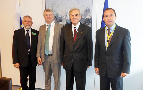 Izsák Balázs, Markku Markkula, Tőkés László, Szilágyi Zsolt