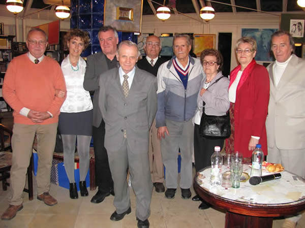 Domonkos László a budai Litea Könyvszalonban