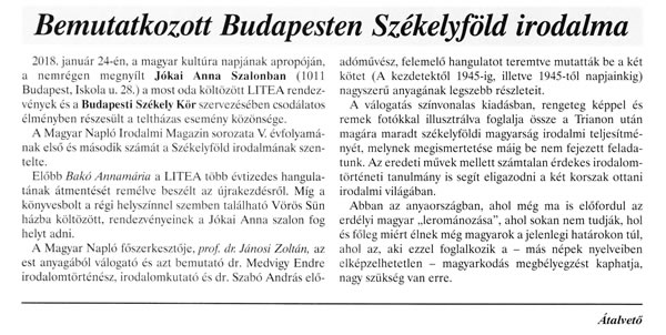 A beszkennelt cikk áttekintője
