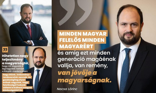 Nacsa Lőrinc nemzetpolitikáért felelős államtitkár volt a vendégünk